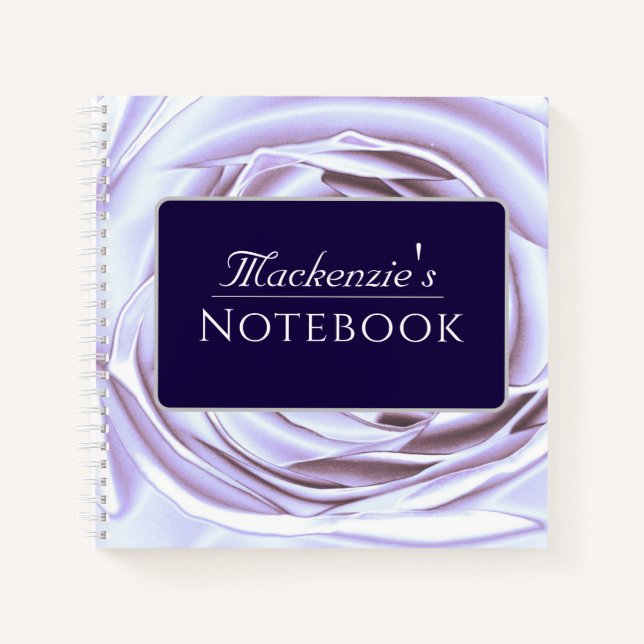 Amethyst Rose Spiral Notebook Notizbuch (Vorderseite)