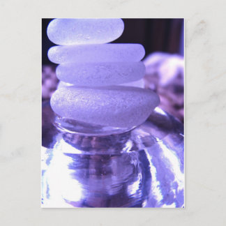 Amethyst Sea Glass Postkarte