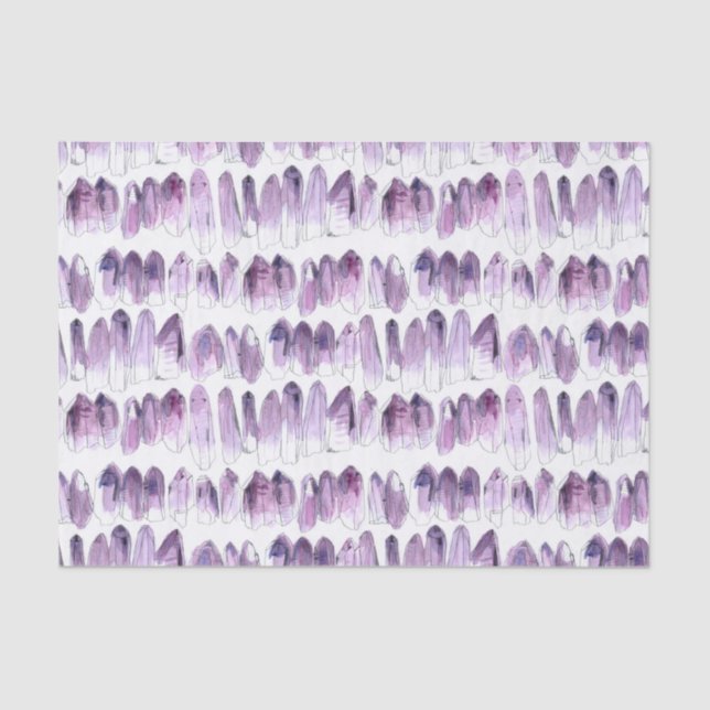 Amethyst Seidenpapier (Vorderseite)