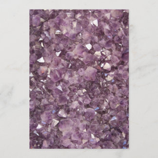 Amethyst Semi Wertvoll Stone Einladung