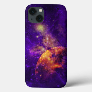 Amethyst Sky, Golden Planet in Nebula iPad Air Case-Mate iPhone Hülle