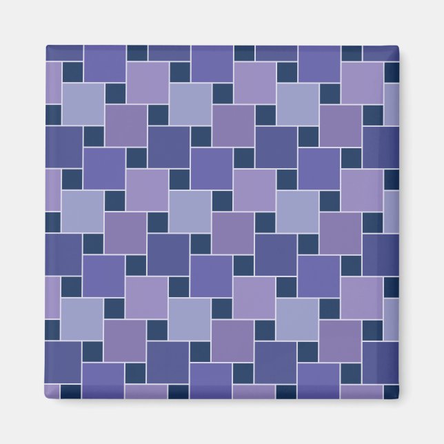 Amethyst Square Magnet (Vorne)