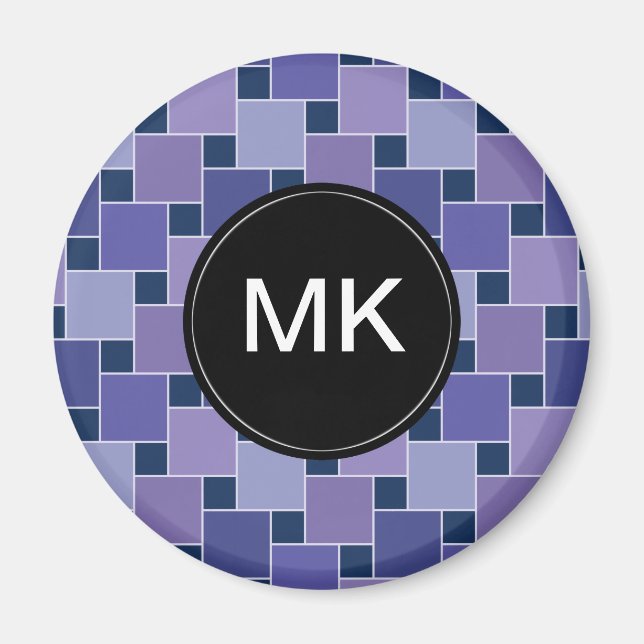 Amethyst Square Magnet (Vorne)