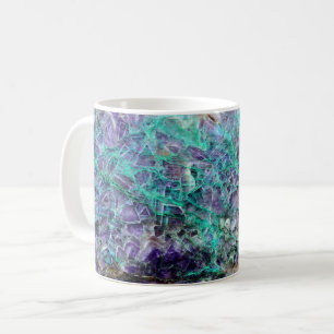 Amethyst-Stein Textur Muster Gestein Edelstein Min Tasse