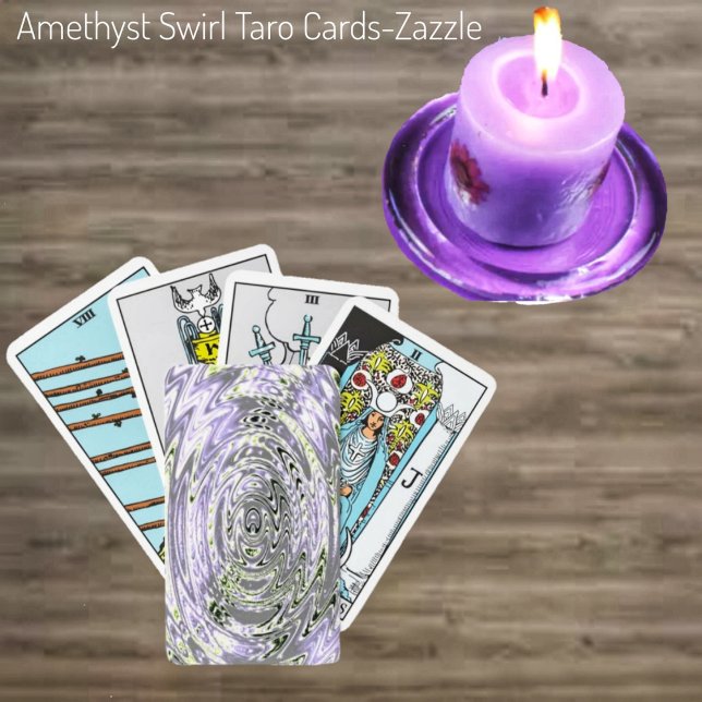 Amethyst Swirl Taro Cards Spielkarten (Von Creator hochgeladen)