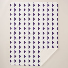 Amethyst Triangle, Februar Birthstone, Lila Sherpadecke