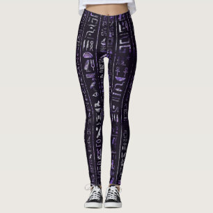 Amethyst und silbernes ägyptisches leggings
