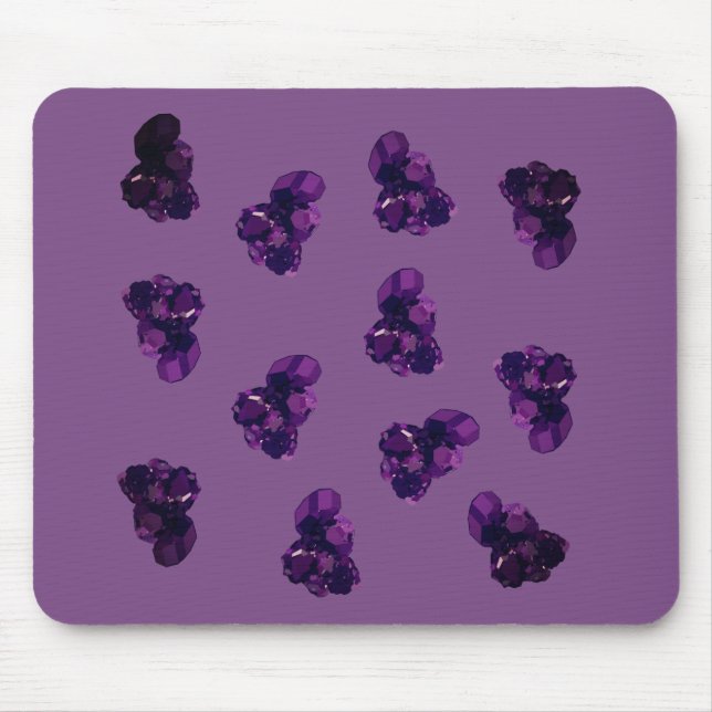 Amethyst-Vektorkunst-Mauspad Mousepad (Vorne)