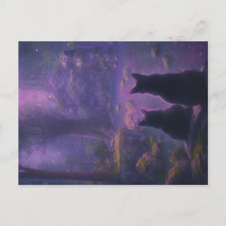 Amethyst-Wald Feiertagspostkarte