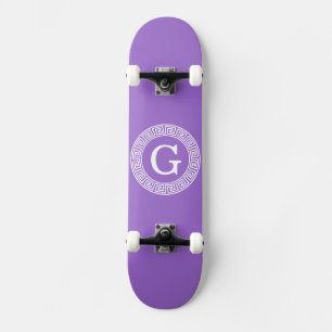 Amethyst Welch griechischer Schlüsselrahmen erste Skateboard