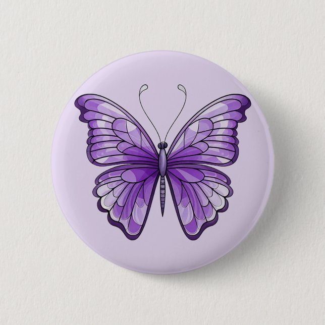 Amethyst Wings Button (Vorderseite)