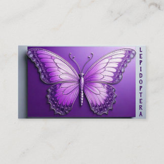 Amethyst Wings QR Business Card Visitenkarte