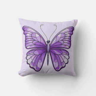 Amethyst Wings Throw Kissen
