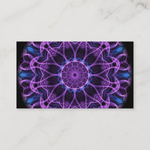 Amethyst Wunsch-Kaleidoskop Visitenkarte