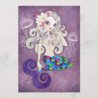 Amethyste Mermaid Einladung
