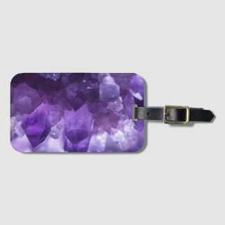 Amethystkristalle Gepäckanhänger