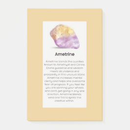 Ametrine Crystal Meaning Juwelier Display Post-it Klebezettel
