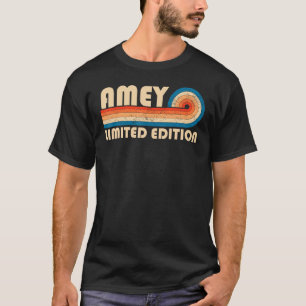 AMEY Nachname Retro Vintag 80er 90er Geburtstagsre T-Shirt