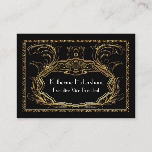 AmFlair elegantes berufliches Visitenkarte (Vorderseite)