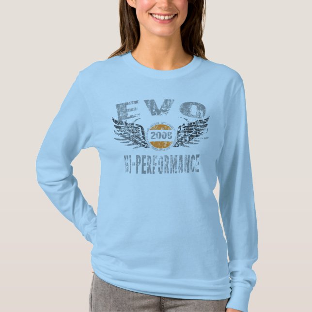 amgrfx - T - Shirt 2008 Mitsubishi EVO (Vorderseite)