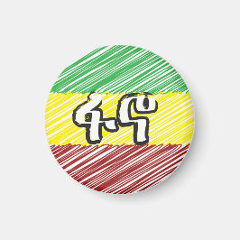 Amhara Fano Ethiopia Magnet