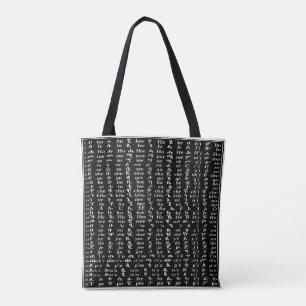 Amharic AlphaBet - Äthiopische Fidel Tote-Tasche