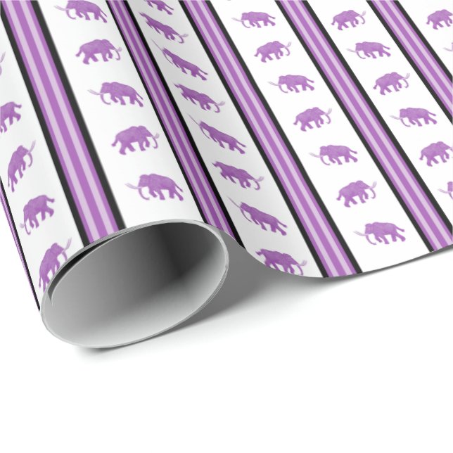 Amherst College Mammoths Wrapping Paper Geschenkpapier (Rolleneckpunkt)