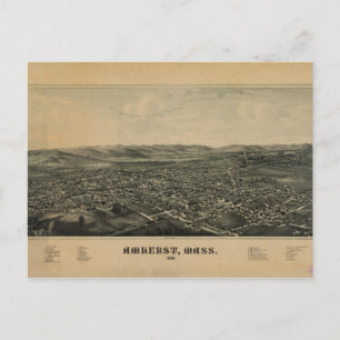 Amherst, Massachusetts (1886) Postkarte