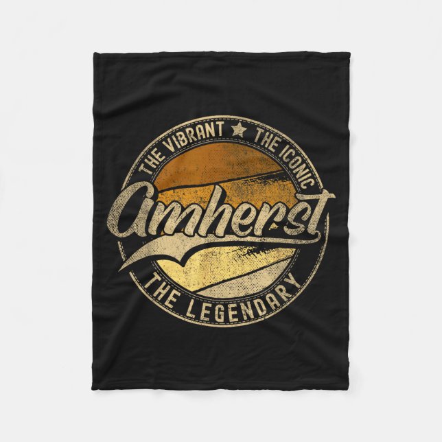 Amherst Nh _ New Hampshire _ Vintage Distressed  Fleecedecke (Vorderseite)