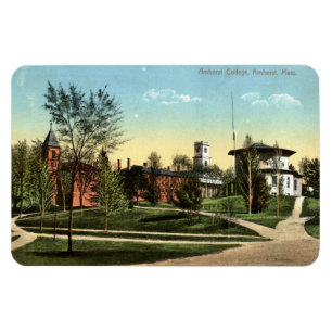 Amherst Uni MA Vintag 1912 Postkarte Magnet