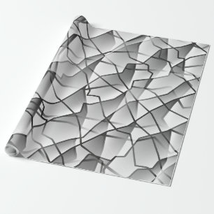 Amiable monochrome Geometrische Messewirkung Geschenkpapier