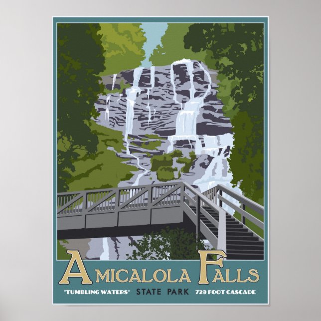 Amicalola Falls Poster (Vorne)