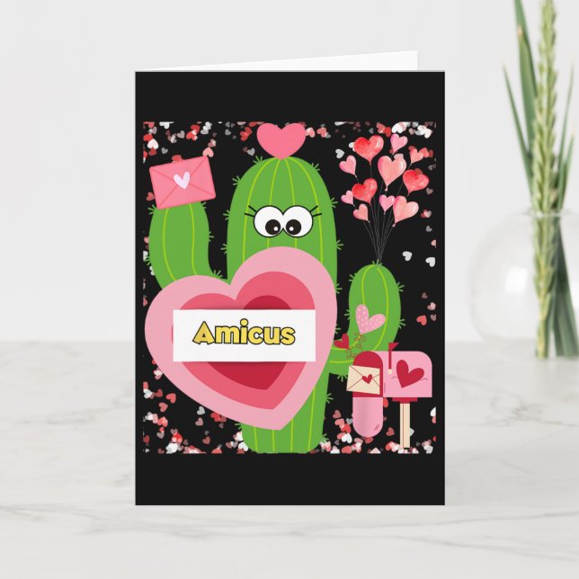 Amicus Valentine  Karte (Vorderseite)