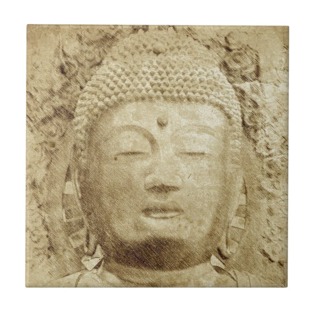 Amida Buddha Fliese (Vorderseite)