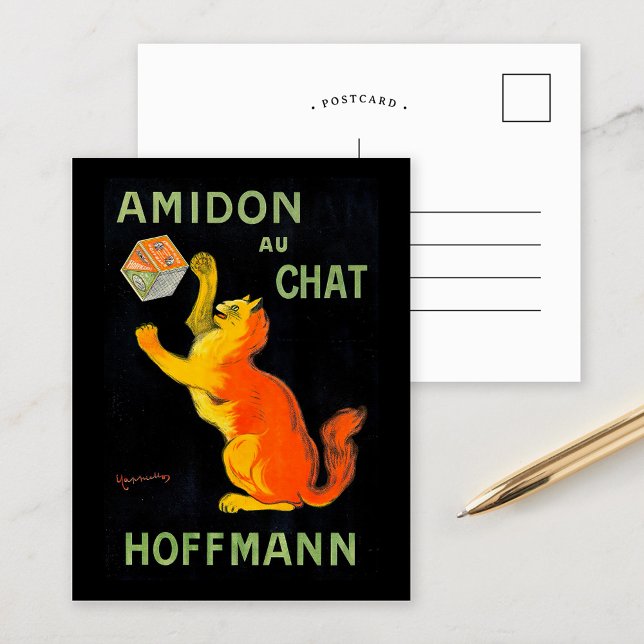 Amidon Au Chat | Leonetto Cappiello Postkarte (Von Creator hochgeladen)