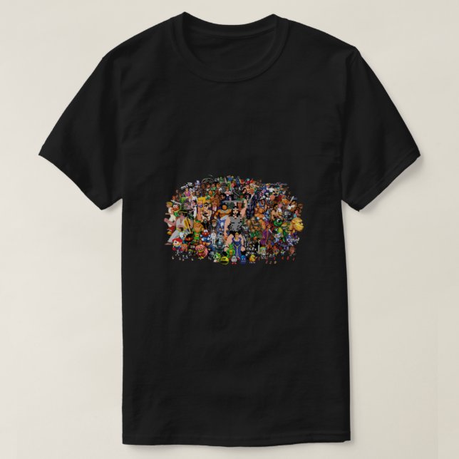 Amiga Game Characters Essential T-Shirt (Design vorne)