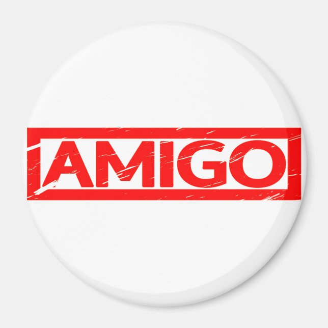 Amigo Briefmarke Magnet (Vorne)