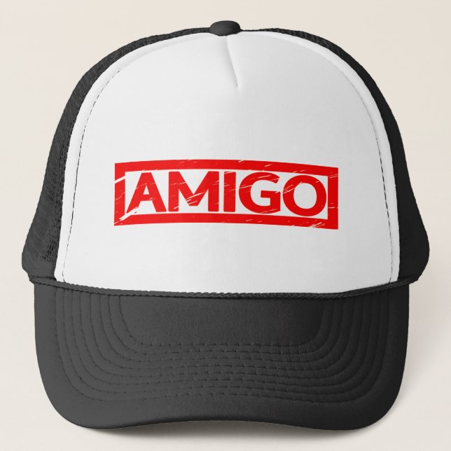 Amigo Briefmarke Truckerkappe (Vorderseite)