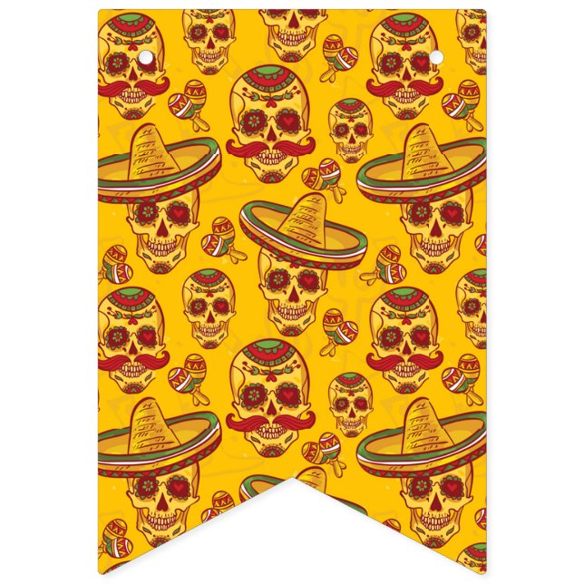 Amigo Skulls Wimpelkette (Erste Fahne)
