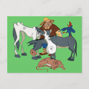 AMIGOS DE DON QUIJOTE - 400 Años - Cervantes Postkarte