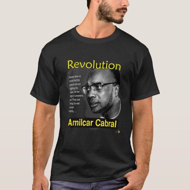 AMILCAR CABRAL REVOLUTION T-Shirt (Vorderseite)