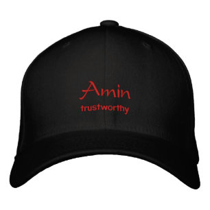Amin Name Cap / Hat Bestickte Baseballkappe