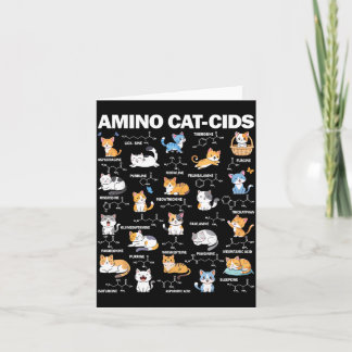 Amino Cat-cids Lustige Wissenschaft Biologie Chemi Karte