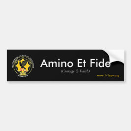 Amino Et Fide Autoaufkleber