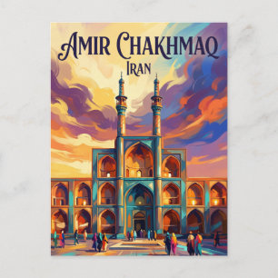 Amir Chakhmaq Komplex Iran Postkarte
