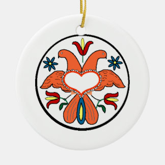 Amische Art Weihnachtsverzierung Keramik Ornament