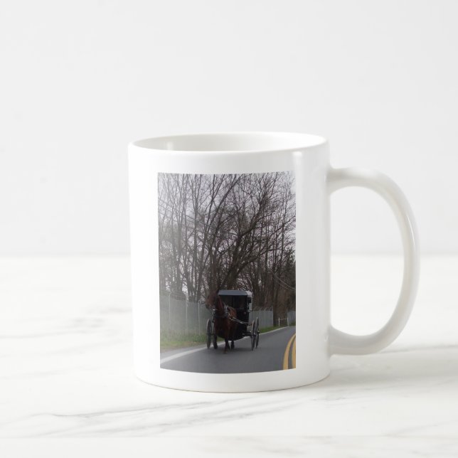 Amische Buggy Tasse (Rechts)