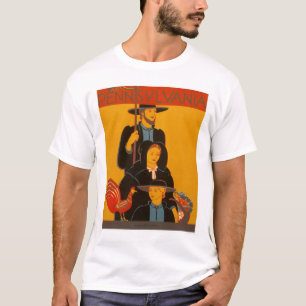 Amische Familie Lancaster WPA 1937 T-Shirt