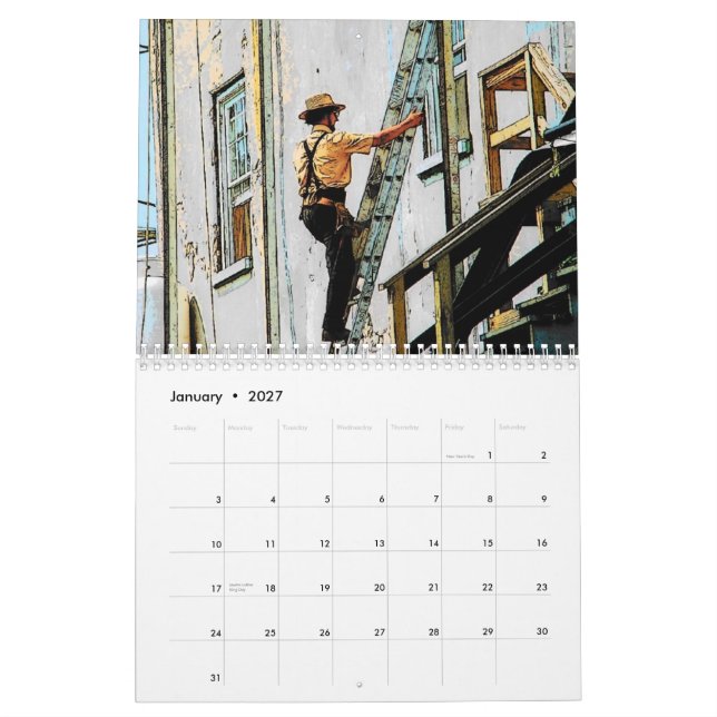 Amischer Kalender des Land-2011 (Jan 2027)
