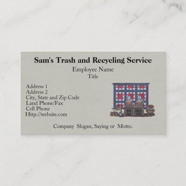 Amisches Frauen-Steppen Visitenkarte (Vorderseite)